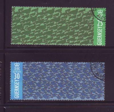 Guernsey Sc 551-2 1995 Europa stamps used