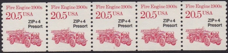 2264 Fire Engine PNC Plate #1 MNH