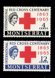 Monserrat Scott #151-152 MH