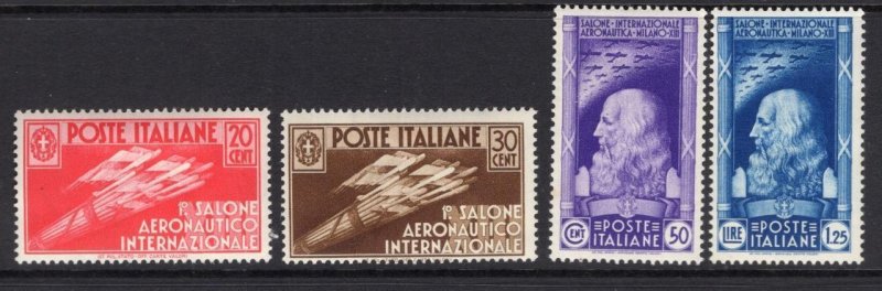 Italy 1935 Complete Set - OG MH - SC# 345-348  Cats $207.50  (ref# 204105)