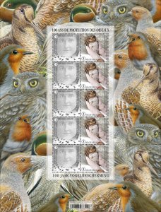 Belgium 2022 MNH Stamps Mini Sheet Birds Protection Owls