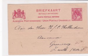 netherlands old  stamps card ref 20887