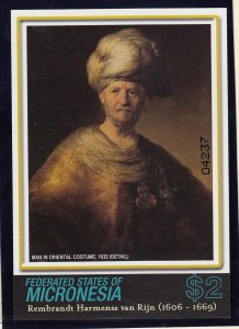 MICRONESIA Sc 692-3 NH MINISHEET+S/S OF 2006 - ART OF REMBRANDT - (JO23)