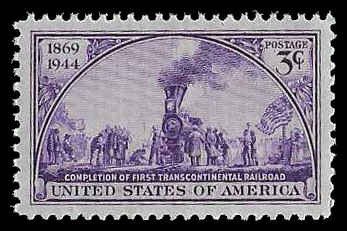 PCBstamps   US # 922 3c Transcontinental Railroad, MNH, (12)