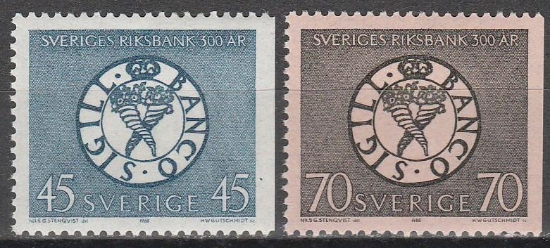 Sweden #778-9 MNH (S5893)