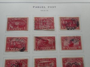 U.S. #'s Q 1-Q 12 F-VF Used  Complete Set on Album Page