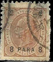 Austria - Turkish Empire  - 20 - Used -SCV-0.65