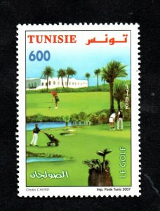 2007- Tunisia - National Tourism Day : Golf - Sport - 1v.MNH** 