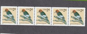 US #3045 PNC5 2c Red-Headed Woodpecker 1111 BN #on# Blue Seamline MNH NOTE New