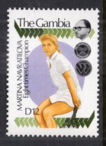 Gambia 957 Tennis MNH VF