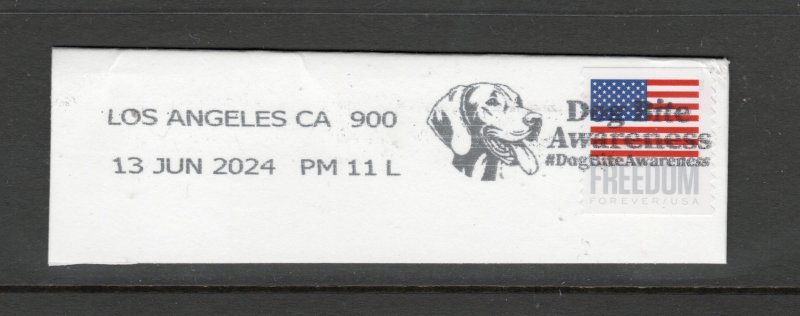 Scott # 5789  used Los Angeles  CA  6-13-2024   Die Cut 10.75