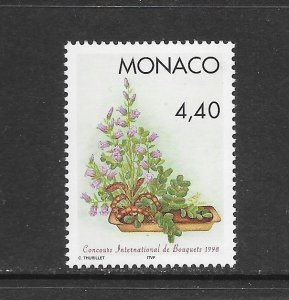 MONACO - CLEARANCE #2061 FLOWER SHOW MNH