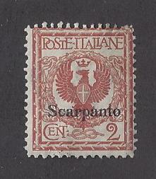  Italy Scarpanto Scott # 1  Mint 