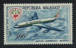 Malagasy Rep. Douglas DC-8 Airliner 1963 MNH SG#55