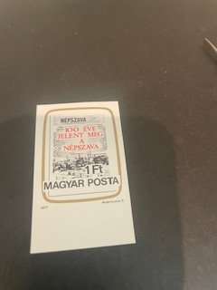 Hungary sc 2477 MH imperf