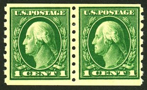 U.S. #412 MINT PAIR OG LH