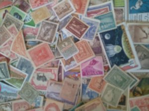 500 Unused Mint WW MNH Miint Stamps Unsearched 600,000 Hoard   NO MULTIPLLES!