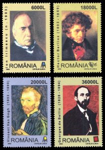 Romania 2003 Scott #4565-4568 Mint Never Hinged