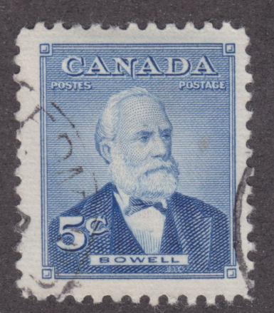 Canada 350 Sir Mackenzie Bowell 5¢ 1954