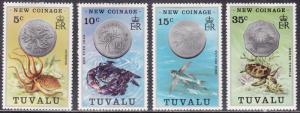 Tuvalu 19-22 New Coinage