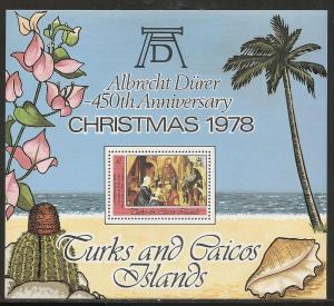 Turks and Caicos Islands 379 1978 Christmas s.s. MNH