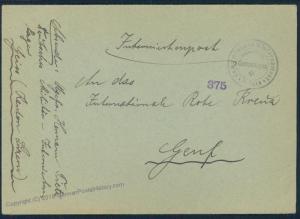 Switzerland WWII Internee Camp Grosswangen German Prisoner Cover 53872