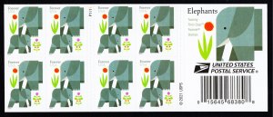 US 5714 MNH VF/XF Forever Stamps Elephants! Complete Booklet of 20