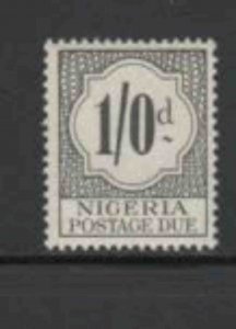 NIGERIA #J5 1959 1n POSTAGE DUE MINT VF NH O.G