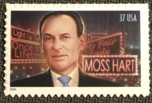 US MNH #3882 Single Moss Hart SCV $.75 L28