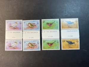 GUERNSEY # 165-168-MINT NEVER/HINGED--COMPLETE SET OF GUTTER PAIRS--1978