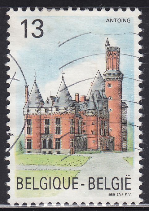 Belgium 1320 Antoing Castle 1989