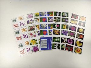 Flower style forever stamsp random style, 50 sheets total 1000 pcs