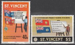 St Vincent #535-6   MNH   (S2973)