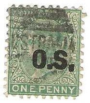 South Australia, O44, used,  Thin spot. 1880,  (a375)