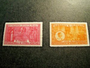 ROMANIA  -  SCOTT #  418-419     MNH   (wwr3)