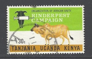 Kenya, Uganda, Tanzania Sc # 233 used (RC)