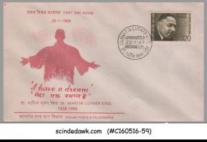 INDIA - 1969 Dr. MARTIN LUTHER KING - FDC