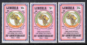 Liberia 1082-1084 MNH VF