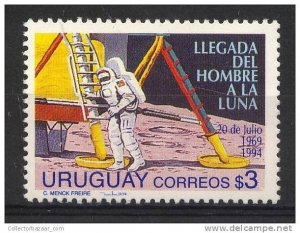 URUGUAY Sc#1537 MNH STAMP Space astronaut Man in Moon - Astronauta Luna