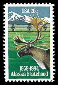 PCBstamps   US #2066 20c Alaska Statehood, MNH, (30)