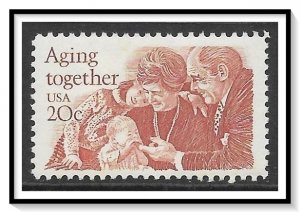 US #2011 Aging Together MNH