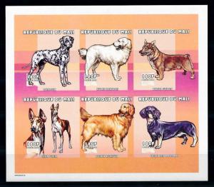 [76141] Mali 2000 Pets Dogs Imperf. Sheet MNH