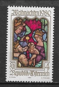 1980 Austria 1171 Christmas  MNH