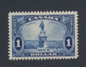 Canada MH Stamp;  #227 -$1.00 Champlain Monument MH VF Guide Value = $80.00