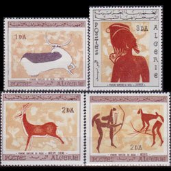 ALGERIA 1967 - Scott# 365-8 Wall Paintings Set of 4 LH