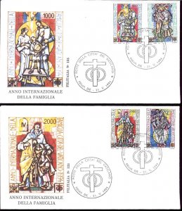 1994 - Vatican # 955-958 - FDC