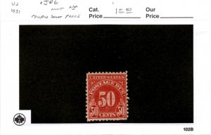 United States Postage Stamp, #J86 Mint NH, 1931 Postage Due