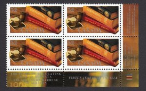 HISTORY, LAW in ALBERTA = Canada 2007 #2228 LR BLOCK of 4