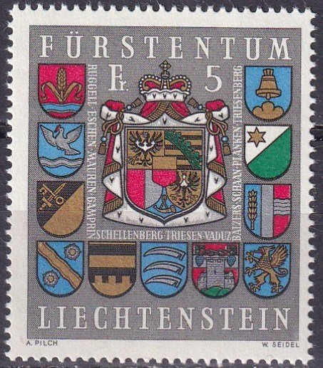 Liechtenstein #533 MNH CV $4.00 (Z4435)