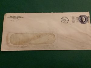 U.S Diemolding Corporation Canastota N.Y. 1933  Postage Paid Stamp Cover  R50634